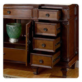 Silkroad 60" Rosewood Vanity w/ Marble Top – HYP-0277-CM-UWC-60