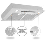Awoco RH-IT06-R Ceiling Mount Range Hood, 14-1/2”D, 4-Speed, 800 CFM – RH-IT06-R30-COLD