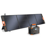 GRECELL 1000W Portable Power Station With Foldable Solar Panel -  GR-SE0003+DYZDB0001AGE*2