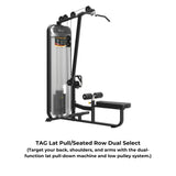 TAG Performance Lat Pull/Seated Row Machine - PL - Lat / Row
