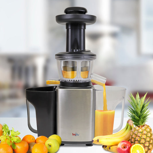 Total Chef Slow Juicer, Herbs, Wheatgrass, Fruits, Vegetables, Easy to Clean - TCSJ01