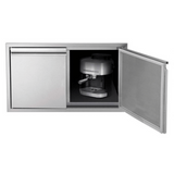 Twin Eagles 36 x 21-Inch Low Profile Sealed Stainless Steel Dry Storage Pantry - TEDS36-B