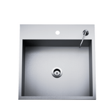 Twin Eagles 24-Inch Drop-In Stainless Steel Sink with Lid & Soap Dispenser - TEOS24-B