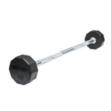 TKO Rubber Fixed Barbells Set - 805TR & 807TR