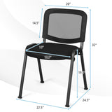 Tangkula Set of 5/10/15 Conference Chairs with Upholstered Seat - HW61922