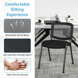 Tangkula Set of 5/10/15 Conference Chairs with Upholstered Seat - HW61922