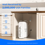 Waterdrop Filter Tankless Reverse Osmosis Water Filter System, 800GPD - WD-G3P800-W