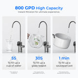 Waterdrop Filter Tankless Reverse Osmosis Water Filter System, 800GPD - WD-G3P800-W