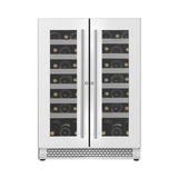 Cavavin Vinoa 24 in Beverage Center in Stainless Steel -66 Can/21 Bottle - V-87wbvc
