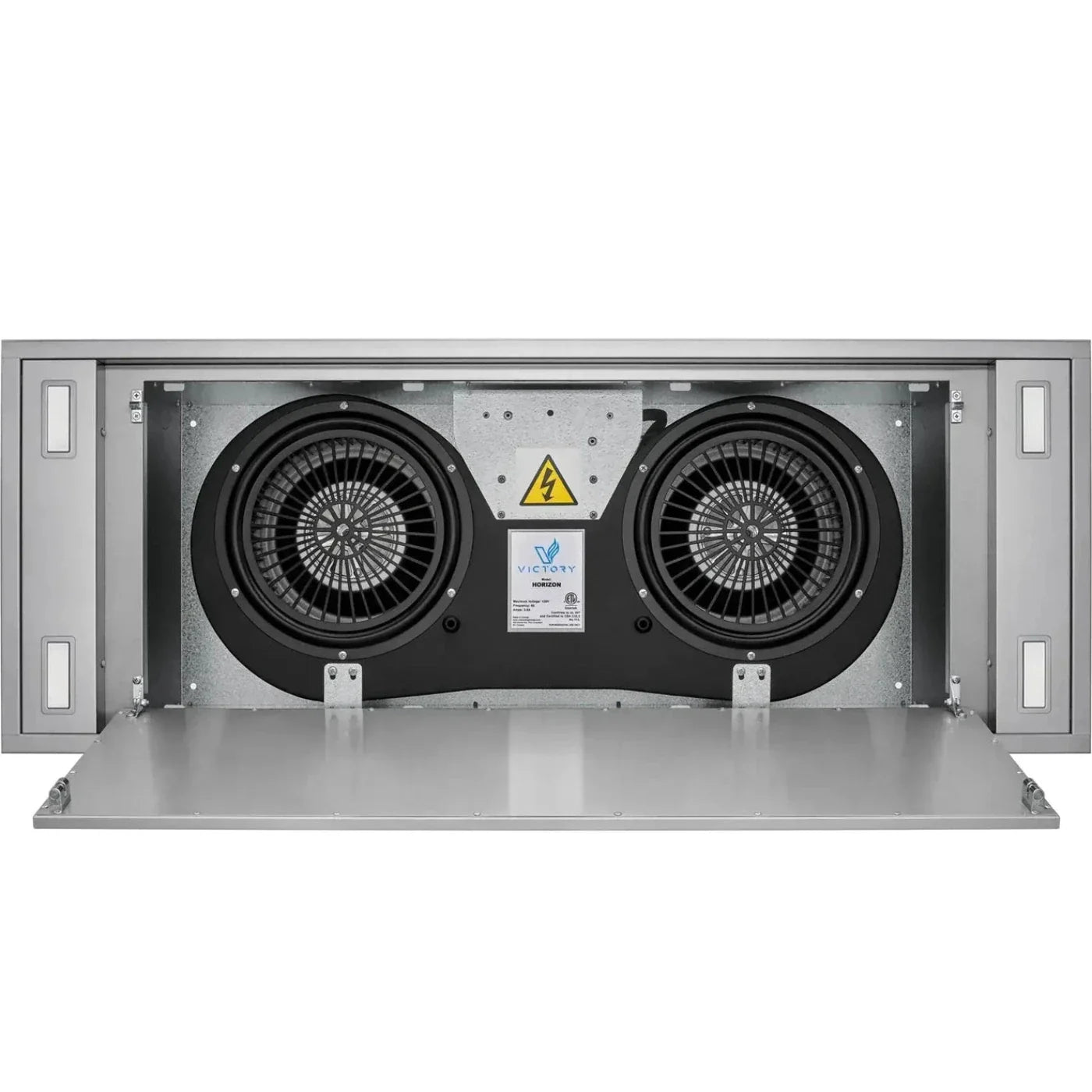 Victory Range 42 Inch 900 CFM Flush Ceiling Mount Range Hood in Stainless Steel - Horizon