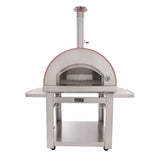 KUCHT Venice Wood-Fired Outdoor Pizza Oven in Red - Venice-R