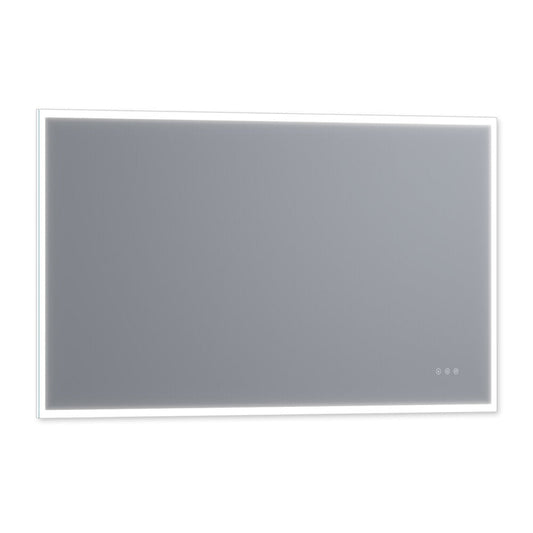 Arpella  Lucent 70 in. x 36 in. Wall Mounted LED Vanity Mirror with Color Changer, Memory Dimmer and Defogger - LEDCM7036