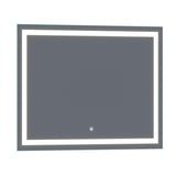 Arpella - Lumina 48 in. x 36 in. LED Lighted Vanity Mirror with Built-In Dimmer and Anti-Fog Feature - LEDSM2048