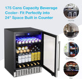 Antarctic Star 24 Inch Beverage Refrigerator - W51034C