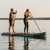 Retrospec Weekender Crew Multi-Person Inflatable Stand Up Paddle Board 12’ - 5745