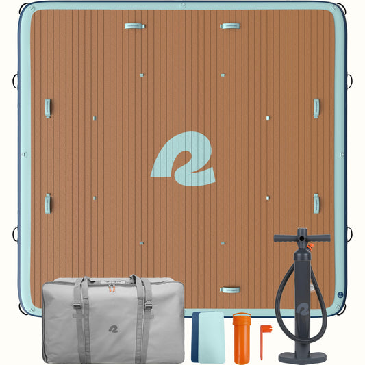 Retrospec Weekender Dock 7' Inflatable Platform - 5669