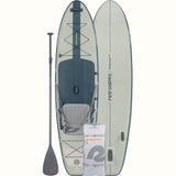 Retrospec Weekender Plus Inflatable Stand Up Paddle Board Kayak Hybrid 10'6" - 5401