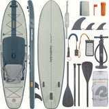 Retrospec Weekender Plus Inflatable Stand Up Paddle Board Kayak Hybrid 10'6" - 5401