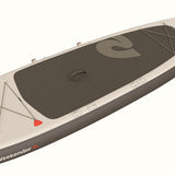 Retrospec Weekender XL Inflatable Stand Up Paddle Board 11’ - 6309