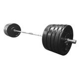 York Barbell USA Black Bumper Plate & Barbell Sets (KG) 28054