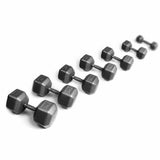 York Barbell Pro Hex Dumbbell 5-50lb Set 34027