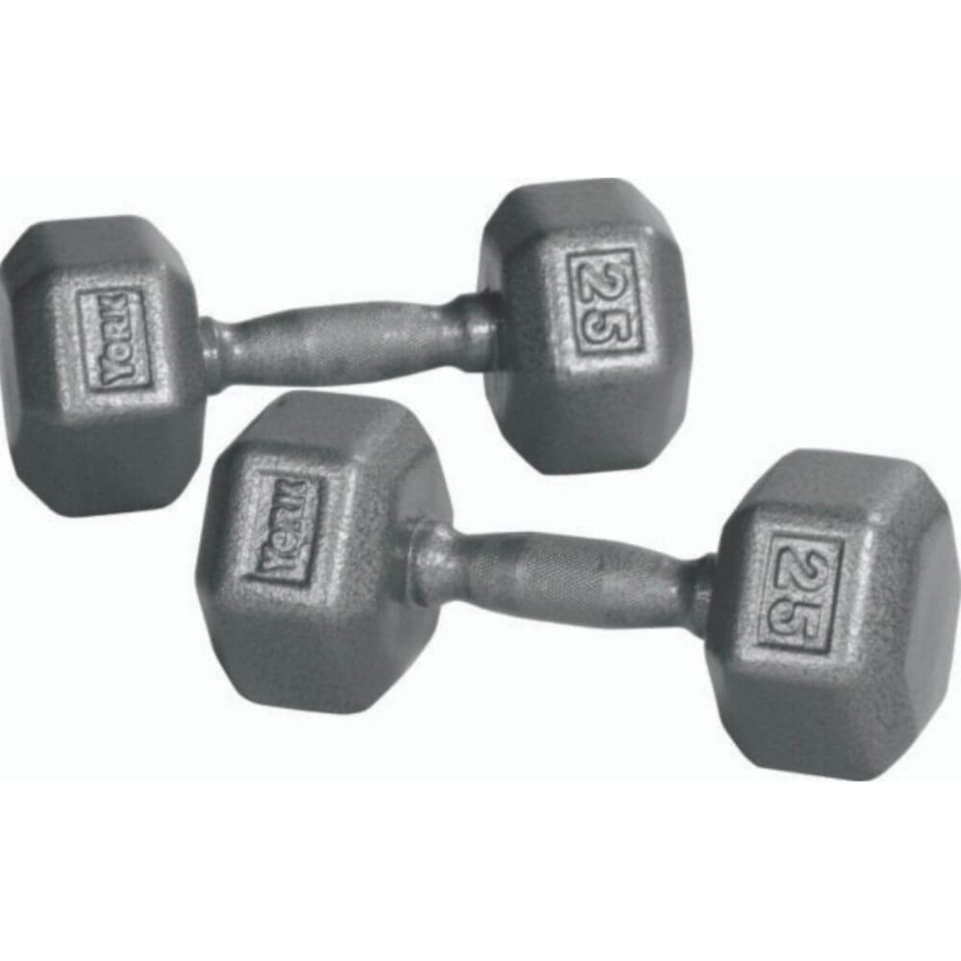 York Barbell Pro Hex Dumbbell 5-50lb Set