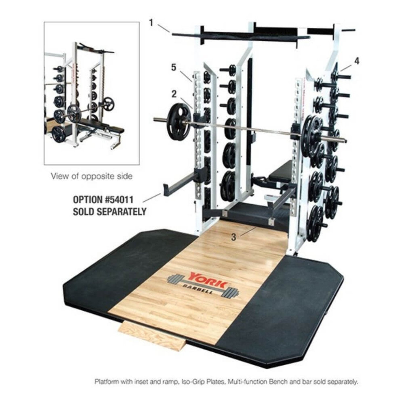 York Barbell STS Double Half Rack 54014