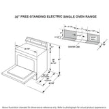 HOTPOINT 30" Free-Standing Standard Clean Electric Range - RBS360DMWW-KT