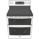 GE APPLIANCES PB965YPFS GE Profile™ 30" Smart Free-Standing Electric Double Oven Convection Range with No Preheat Air Fry - PB965YPFS-KT