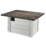 The Outdoor GreatRoom Outdoor GreatRoom: Alcott Rectangular Gas Fire Pit Table - ALC-1224