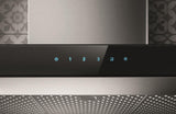 Elica - MEZZANO - Techne - 30" W x 19 11/16" D x 2 3/8" H, Stainless & Black Glass - Wall Mount Hoods - EMZ630S3