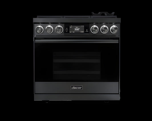 DACOR 36" Range, Graphite Stainless Steel, Liquid Propane - DOP36M86DPM-KT