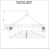 Aardwolf Spreader Bar - 2.5 Tons - ASB25T
