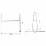 Aardwolf Stone A Frame - SAF02-S