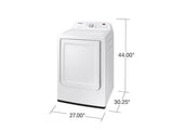 SAMSUNG DVG45T3200W 7.2 cu. ft. Gas Dryer with Sensor Dry in White - DVG45T3200W-KT