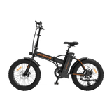iDeal Aostirmotor A20 Folding Fat Tire 500W 36V Electric Bike - GW-A20-Black-US
