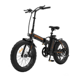 iDeal Aostirmotor A20 Folding Fat Tire 500W 36V Electric Bike - GW-A20-Black-US