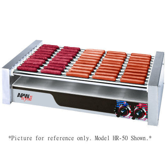 APW Wyott HR-75 Hot Dog Roller Grill 30 1/2"W - Flat Top 208/240V - HR-75