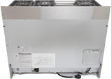 Kucht Professional 48 in. 6.7 cu ft. Natural Gas Range with Silver Knobs - KRG4804U-S