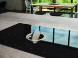 Elica - NIKOLA TESLA SWITCH -  - 36" W x 20 1/4" D x 8 1/4" H, Black Glass - Air Cooking Cooktops - ENS436BL