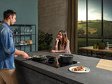 Elica - NIKOLA TESLA SWITCH -  - 36" W x 20 1/4" D x 8 1/4" H, Black Glass - Air Cooking Cooktops - ENS436BL