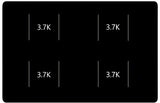 Elica - NIKOLA TESLA SWITCH -  - 36" W x 20 1/4" D x 8 1/4" H, Black Glass - Air Cooking Cooktops - ENS436BL