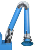 U.S Industrial Baileigh FE-1200; 110V 1.5HP Weld Fume Extractor 1110 CFM w/ 8" x 10' Round Hood Arm, Air Pulse Clean & HEPA Filter