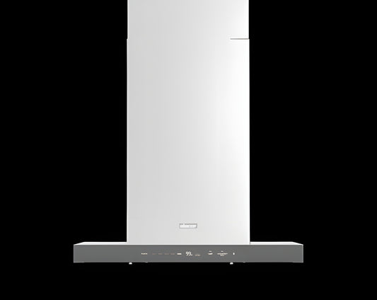 DACOR Chimney Wall Hood is designed with elegant lines, LED lighting, and a sophisticated glass touch control -DHD48U990WS