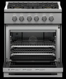 FISHER & PAYKEL RGV3304N Gas Range, 30", 4 Burners - RGV3304N-KT