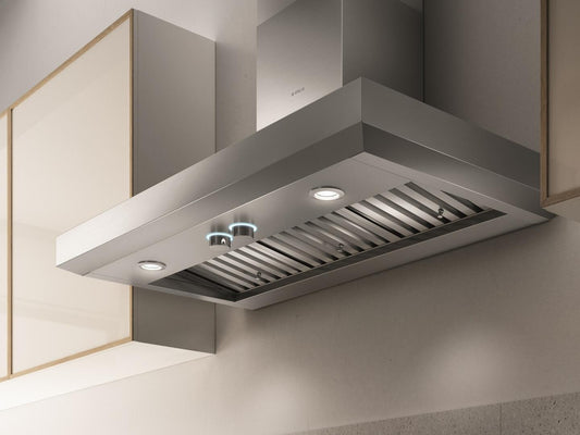 Elica VAVANO - Elica Pro - 48" W x 24" D x 5" H, 600 CFM Internal Stainless Wall Mount Hoods - EVV648S1