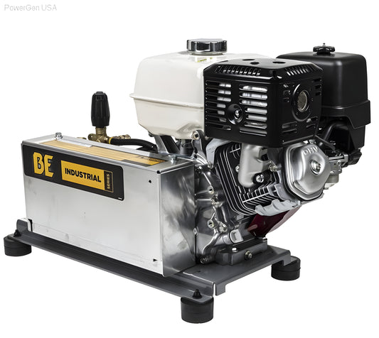 BE Power Equipment 3000 PSI 5.0 GPM Gas Pressure Washer with Honda GX390 Engine and Comet Triplex Pump - PowerGen USA - B3013HTBC