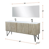 Lancy  80" Double Bathroom Vanity - Backyard Provider