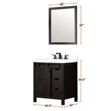 Marsyas 30" x 22" Single Bath Vanity - Backyard Provider