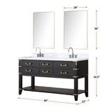 Norwalk 60" x 22" Double Bath Vanity - Backyard Provider